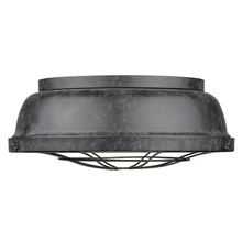  7312-FM BP - Bartlett Flush Mount in Black Patina